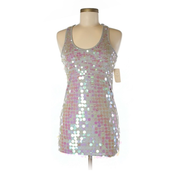 Tops - Twenty One Iridescent Sequin Tank sz M, NWT